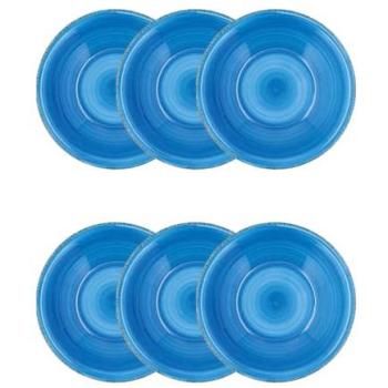 Juego de 6 Platos Vita de Quid - Cerámica y Gres - Colores Naturales, Apto para Microondas, Apilables