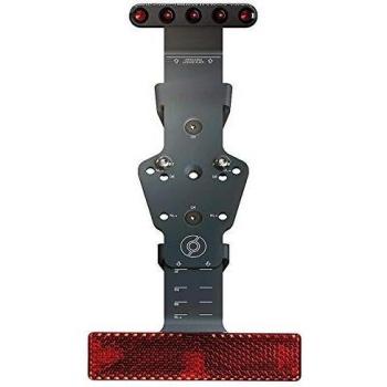 SUPER NOVA Unisex - Adultos L1e Legal Kit Soporte de matrícula, Negro, Estándar