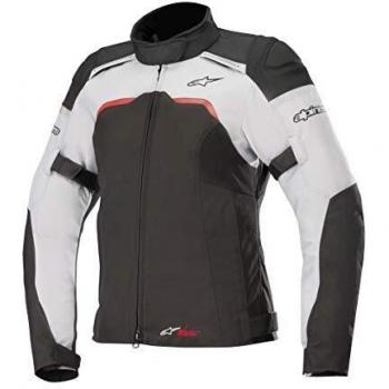 Alpinestars Chaqueta moto Stella Hyper Drystar Jacket Black Mid Gray, Negro/Gris, L