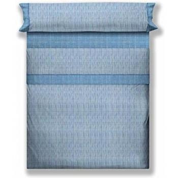 DON ALGODÓN Juego de Sábanas Roqueta, Azul, 180 Cm