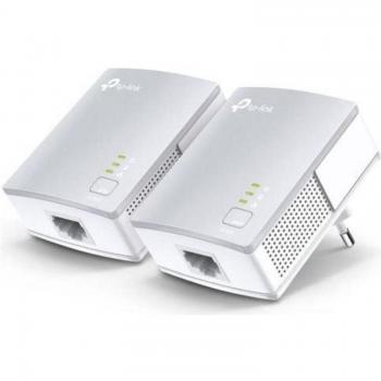 TP-Link TL-PA411KIT AV600 Powerline Starter Kit, 500Mbps HomePlug AV, Fast Ethernet - Blanco (2 Unidades)