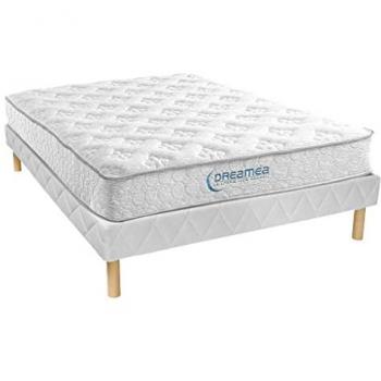 Conjunto somier + colchón de muelles ensacados SERENITE de YSMÉE - 140 x 190 cm - Grosor 22 cm