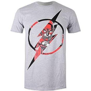 DC Comics Flash Icon Camiseta, Gris