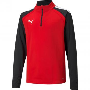 Puma TeamLIGA Kids Half-Zip Sweatshirt - Unisex Red