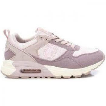 Zapatillas Deportivas XTI 141969 para Mujer, Color Nude con Cierre de Cordones