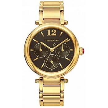 Viceroy Reloj Multiesfera para Mujer de Cuarzo con Correa en Acero Inoxidable 471056-45