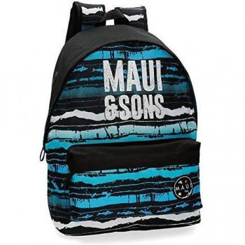 Maui And Sons Waves - Mochila, 42 cm, Multicolor