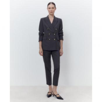 Pantalón de fantasía semipitillo raya diplomática de mujer