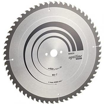 Bosch 2 608 640 675 - Hoja de sierra circular Optiline Wood - 400 x 30 x 3,5 mm, 60