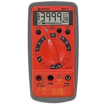 Multímetro Digital Amprobe 35XP-A, 600V AC/DC, 2A AC/DC, CAT I, CAT II, CAT III, Autorrango, Medida de Frecuencia, Capacidad y Temperatura, 399