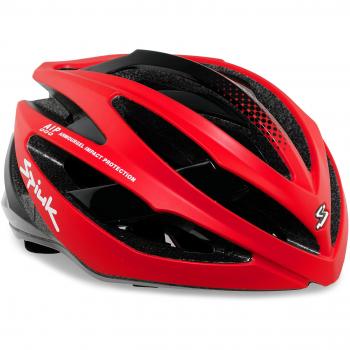 Spiuk Profit Casco, Unisex Adulto, Rojo Mate/Negro,