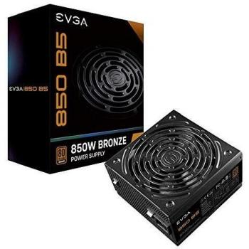 EVGA 850 B5, 80+ Bronze 850W, Fully Modular, EVGA Eco Mode, 5 Year Warranty, Compact 150 mm Size, Power Supply 220-B5-0850-V2