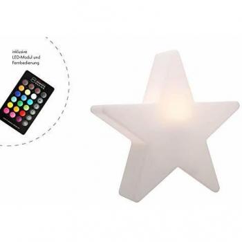 8 seasons Shining Star - Estrella iluminada, LED-RGB, 80 cm