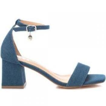 Sandalia tacón Xti-142661 azul jeans mujer