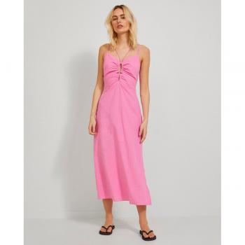 Jack & Jones - Vestido cut out midi con tirantes finos