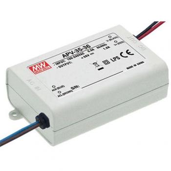 Fuente de alimentación conmutada 1 salida 35W 24V