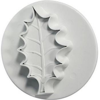 PME HLL662 Veined Holly Leaf-Cortador de émbolo, tamaño XXL, 50 mm, Blanco