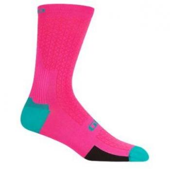Calcetines Giro HRC Team Rosa Turquesa XL