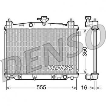 Radiador de Refrigeración del Motor DENSO DRM44018 - Alta Eficiencia y Durabilidad