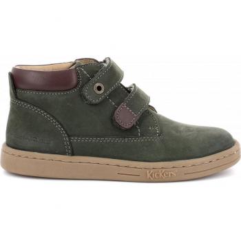 Kickers Tackeasy Khaki Baby Booties
