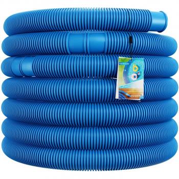Manguera para Piscina Azul Ø 38mm x 14m - Monzana, compatible con depuradoras y sistemas de filtro de arena, longitud de 14 metros