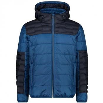 CMP Men's Functional Jacket with Fixed Hood - Blue, Size 50