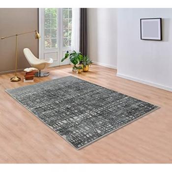 Alfombra de Polipropileno Frise Suave y Resistente para Pie de Cama - Diseño Moderno 060x110 cm