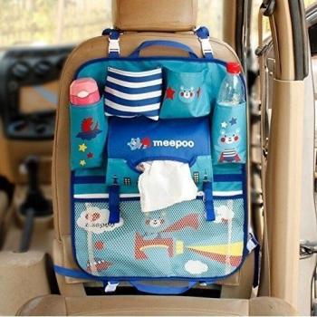 Asiento de coche de vuelta organizador con bolsillos
