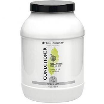Bálsamo de Manzana Verde - Crema para Perros y Gatos - 3 L - Ayudan al Desenredo de los Nudos Difíciles - Acción Emoliente - Ideal para Pelos Largos - IV San Bernard