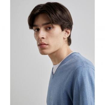 Easy Wear Jersey con cuello pico de hombre