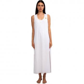 Vestido largo de tirantes Starlite Universe con logo bordado
