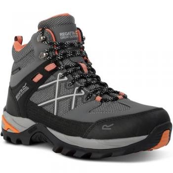 Regatta Women's Waterproof Samaris III Walking Boots - Dark Steel Satsuma, Size UK 8