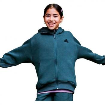Sudadera Adidas Z.N.E FZ Infantil Gris con Cremallera