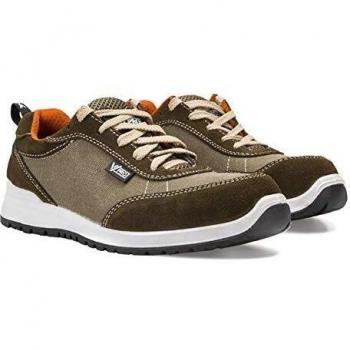 Zapato Brisk S1P SRC Metal Free, color Marrón y Naranja, Talla 47