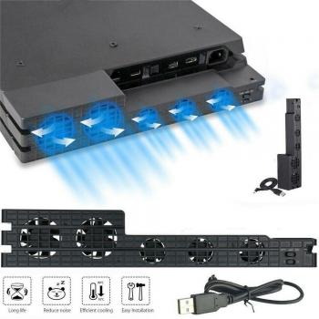 Portable USB Cooling Fan for Sony PS4 Pro Slim Game Console