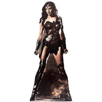 DC Comics Wonder Woman (GAL Gadot) Vida tamaño de cartón Recorte out, Multi Color