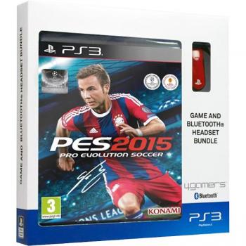 PES 2015 Pro Evolution Soccer + 4Gamers Bluetooth Headset Rojo