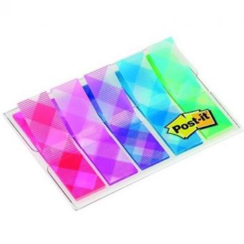 Post-it Index 684-PLD5-EU - Pack de 5 x 20 marcadores de media pulgada decorados