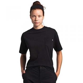 The North Face - Camiseta de bolsillo para mujer, color negro