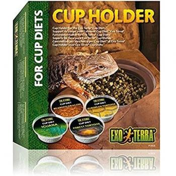 Exo Terra Plato de alimentación para Reptiles Alimentos Cup Dieta