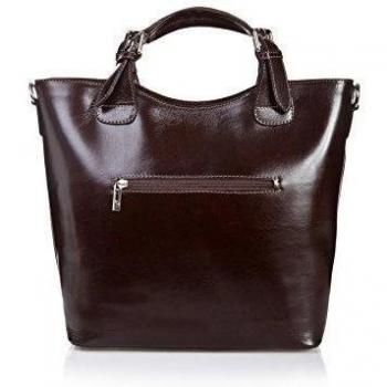 Massimo Castelli Bolso asa de mano Marrón Oscuro