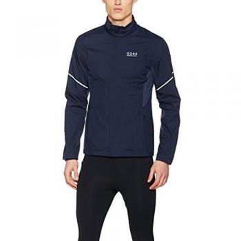 Gore Running Wear Essential Windstopper Active Shell Partial, Chaqueta Para Hombre, Negro