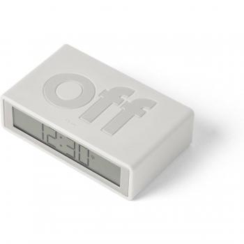Reloj despertador Lexon Flip+ blanco