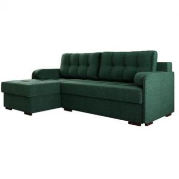 Sofá rinconero Carlsbad 123, con función de descanso y caja de ropa de cama, dimensiones 210x145x90cm