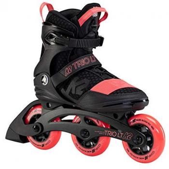 Patines en línea K2 Skates Trio LT 100 negro rojo mujer - talla 38