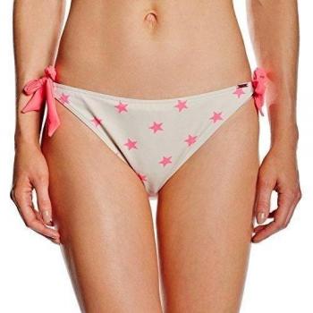 Banana Moon - Parte inferior del bikini con estampado de estrellas para mujer, talla 36, color coral