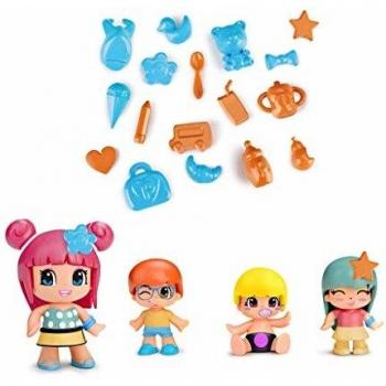Pinypon Pack de 4 figuras bebés