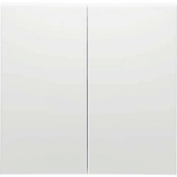 Peha Badora Double Switch Cover Plate - Living White D 11.545.02