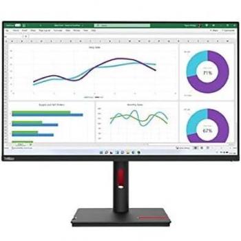 Lenovo ThinkVision T32h-30 31.5 Quad HD LED Monitor, 2560 x 1440, 60Hz, Black