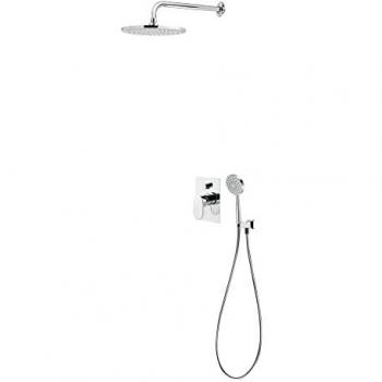 Conjunto de Baño-Ducha Empotrable Monomando 2 Vías Galindo K14627400 Cromo